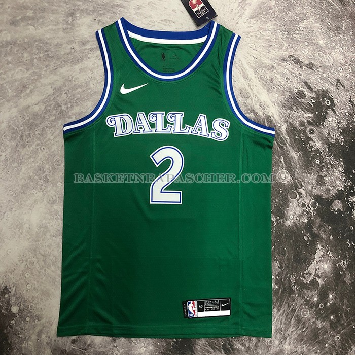 Maillot Dallas Mavericks Kyrie Irving NO 2 Hardwood Classics 2022-23 Vert